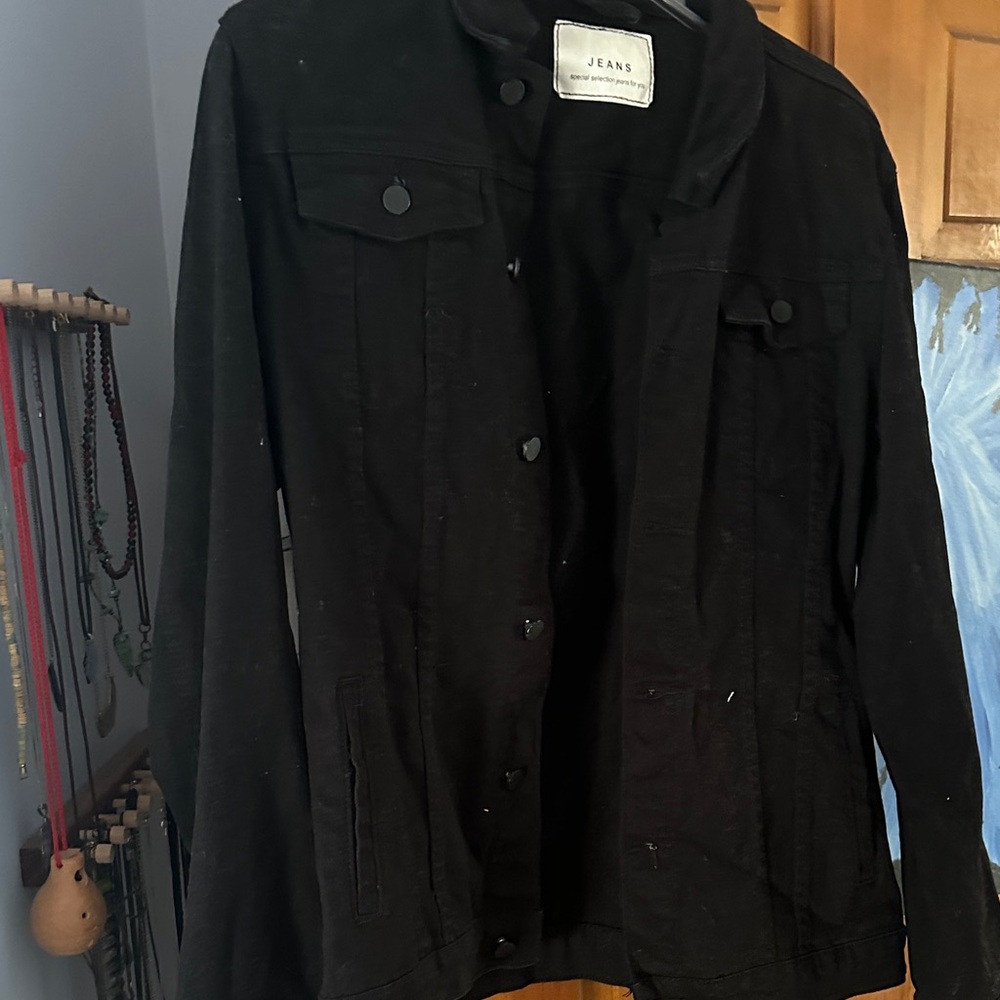 Black Jean Jacket